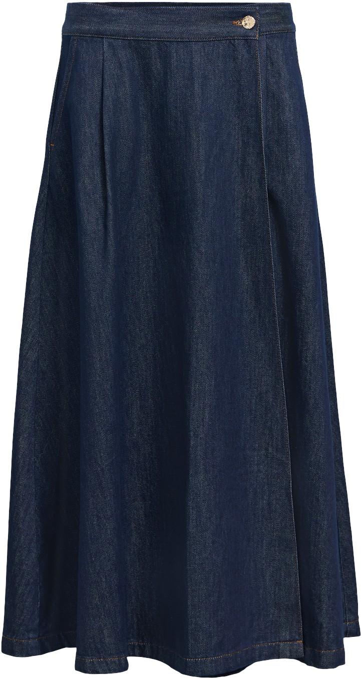 Objsina MW Long Denim Skirt E DIV