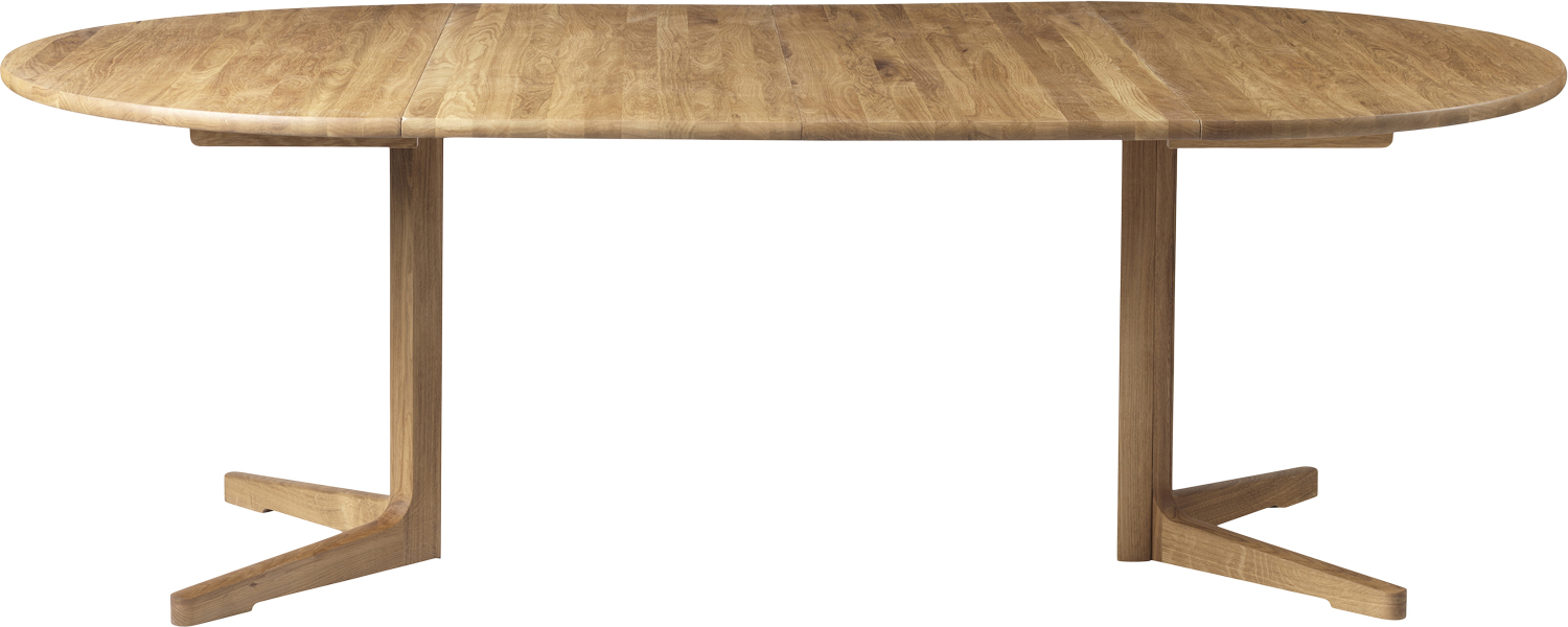 C69e Ry - Spisebord med 2 Tillægs