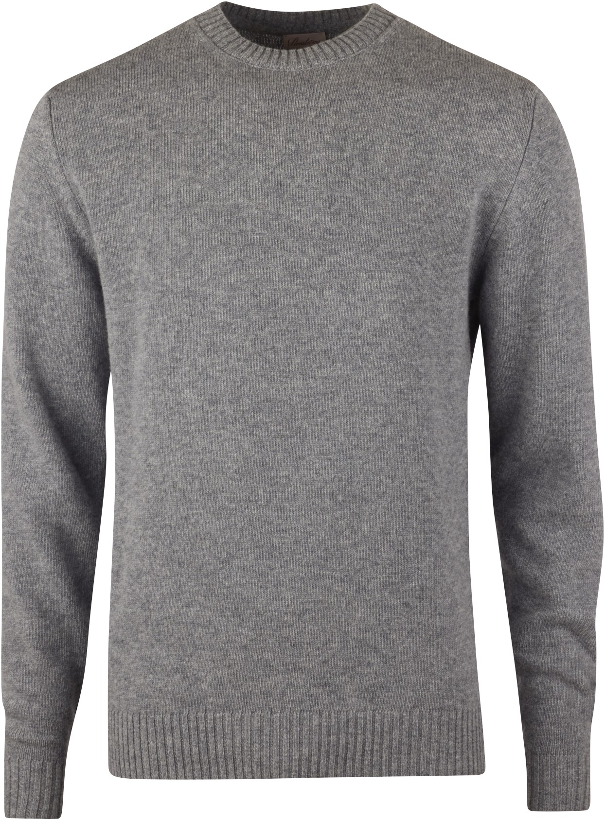 Sweater Knitted Crew Neck Carded Merino Wool