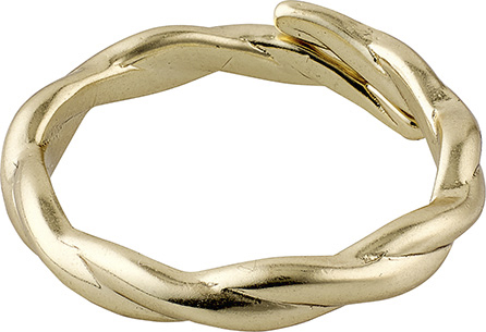 Lulu Twirl Stack Ring Goldplated