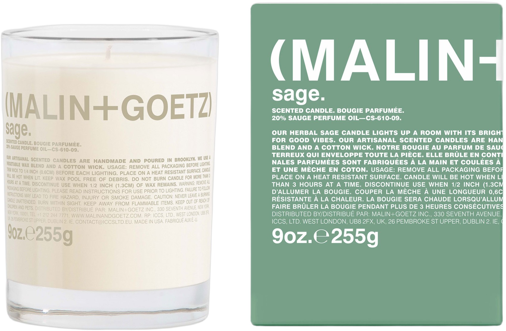 Malin+Goetz Sage Candle