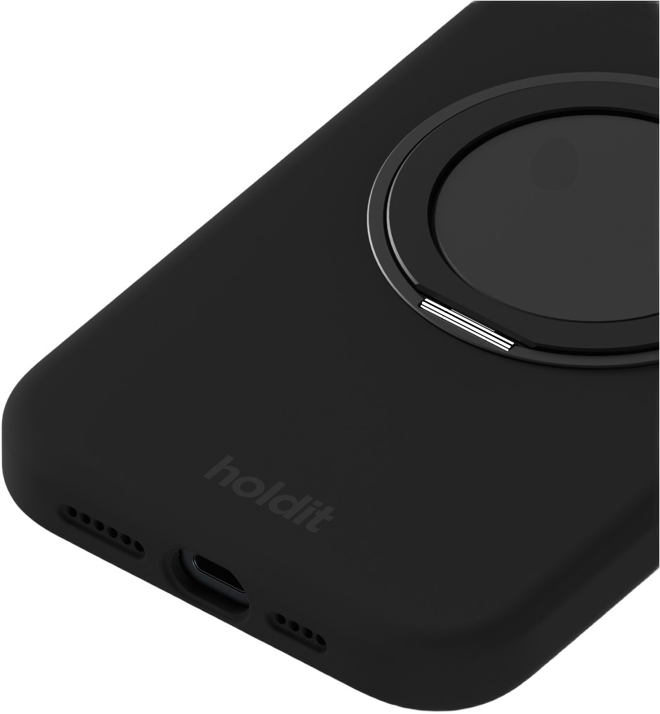 Silicone Stand Case Iphone 15 Black