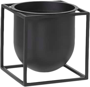 Kubus Flowerpot 14, Black