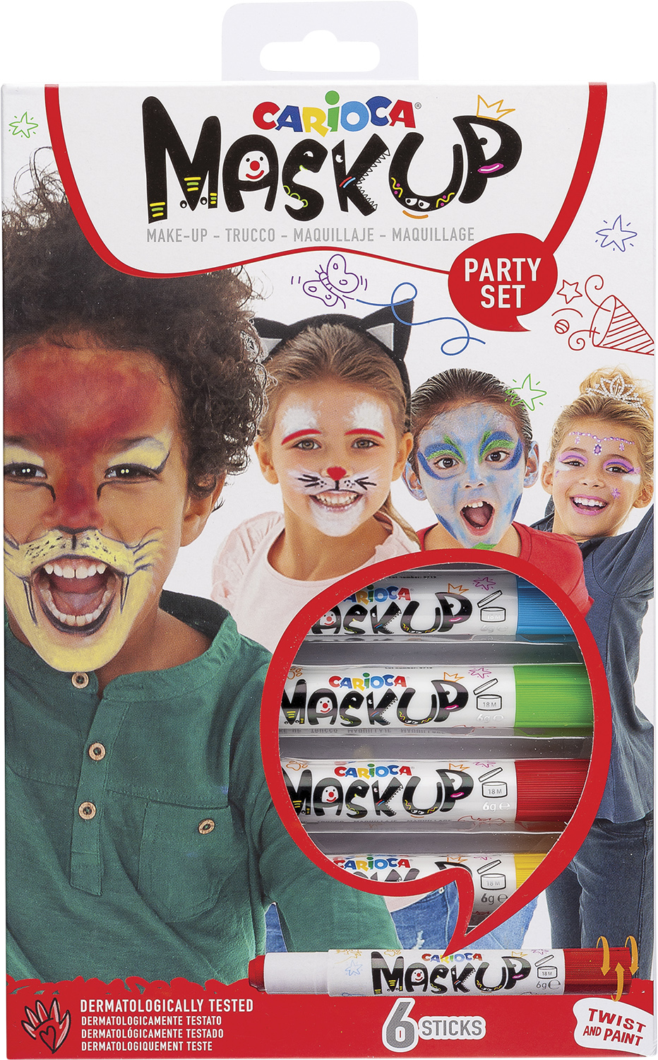 Carioca 6xstick Facepaint