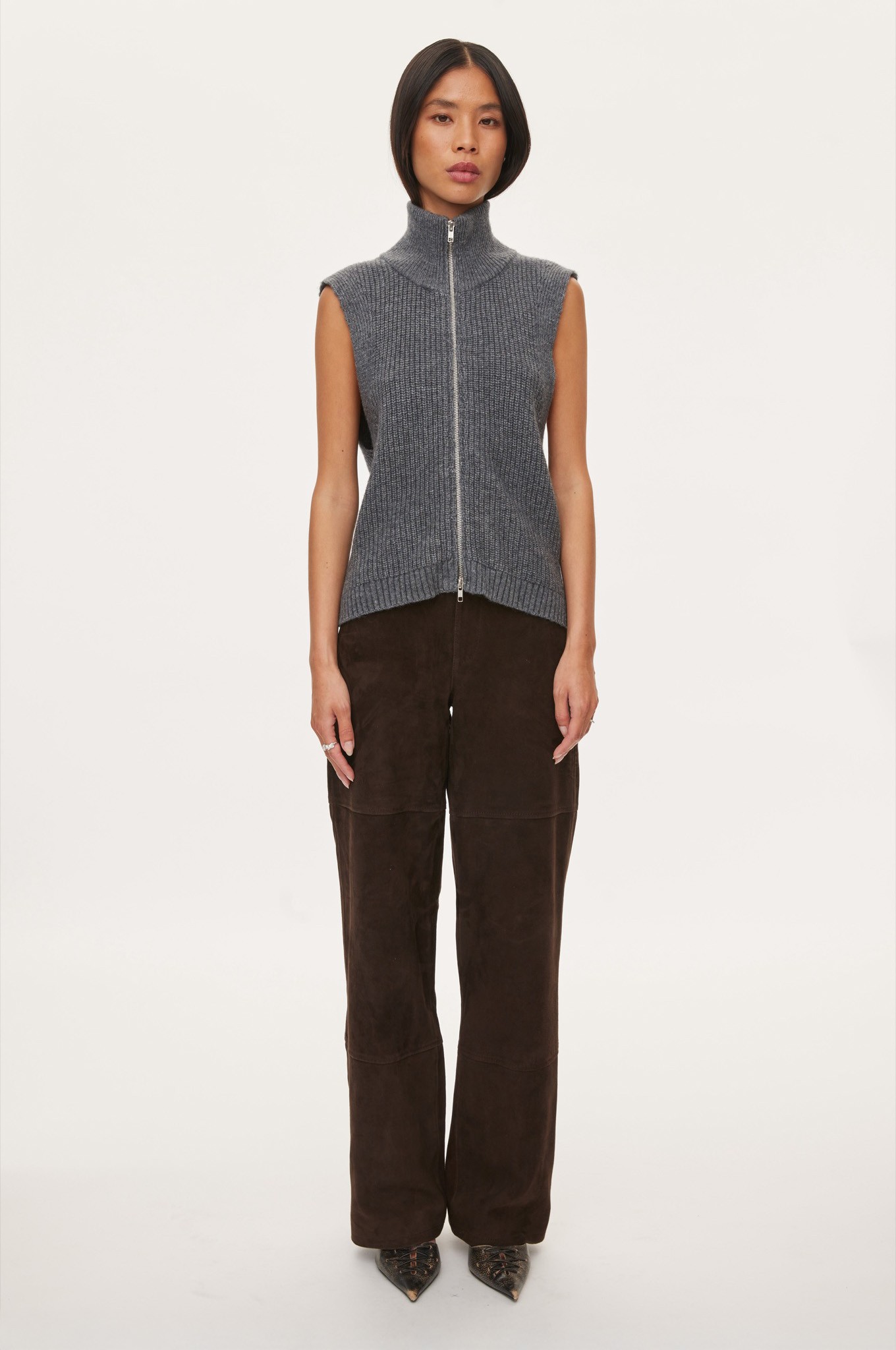 Fave Knit Zip Vest