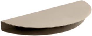 Half Moon Shelf: Warm Grey: Large