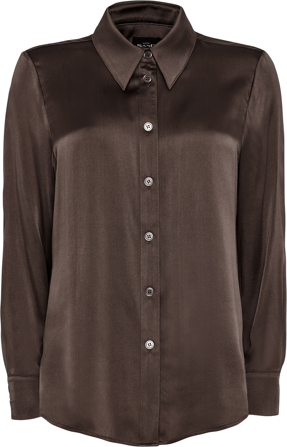 3176 Matt Silk Blend Shirt Latia N