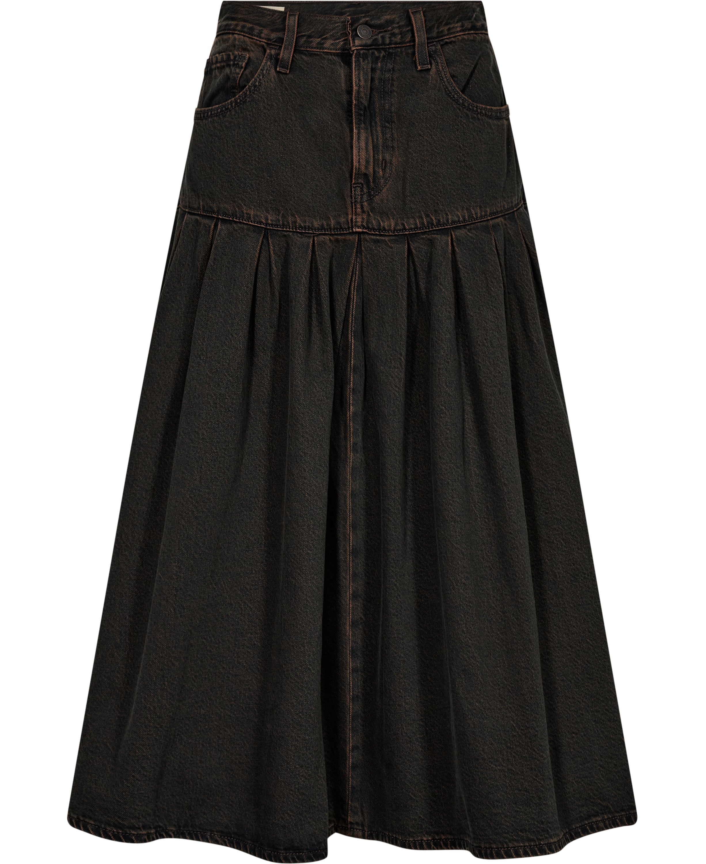 Yoked Pleated Skirt Over A CUP