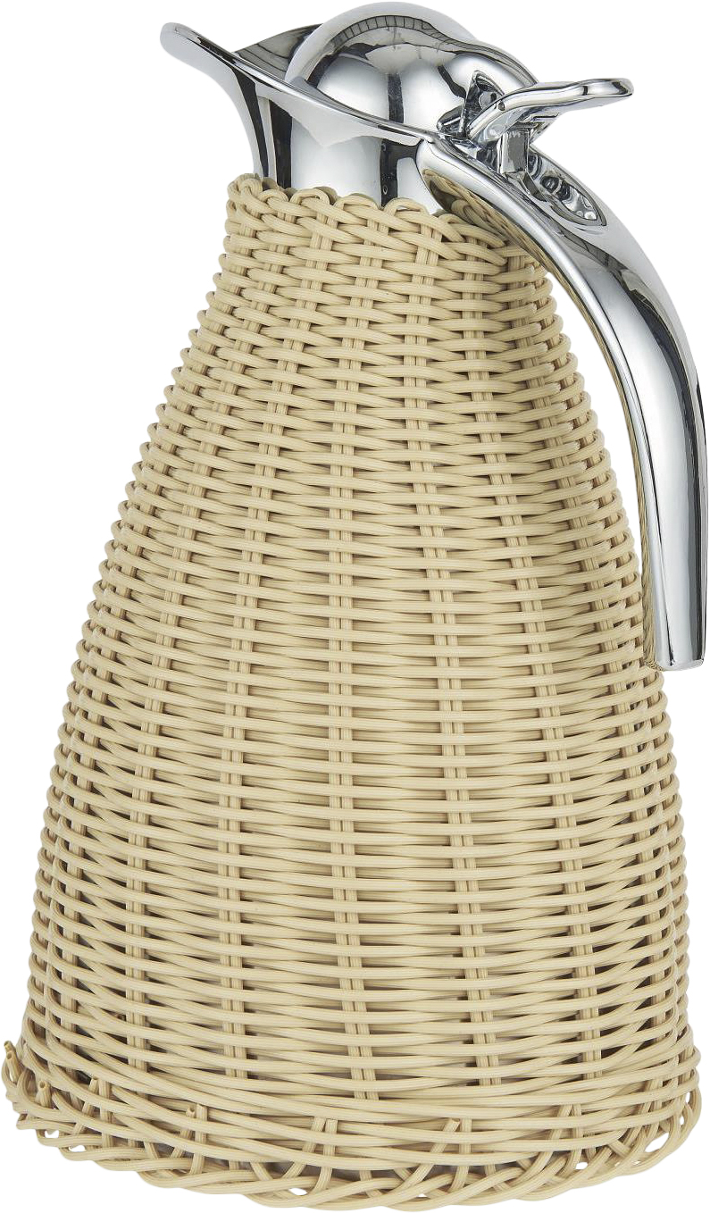 Termokande Natur Polyrattan Flet