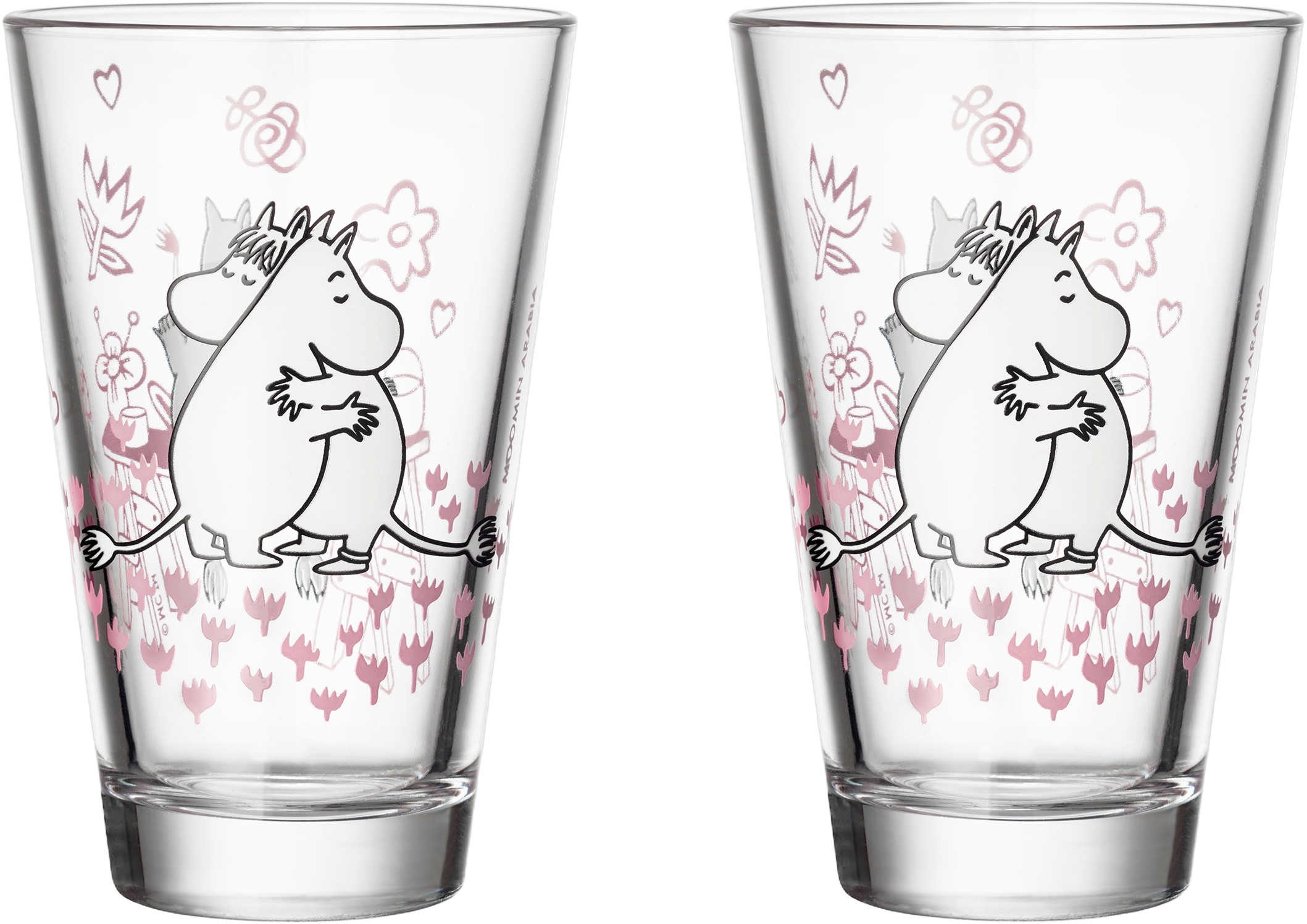 Moomin Tumbler Love 30cl 2pc