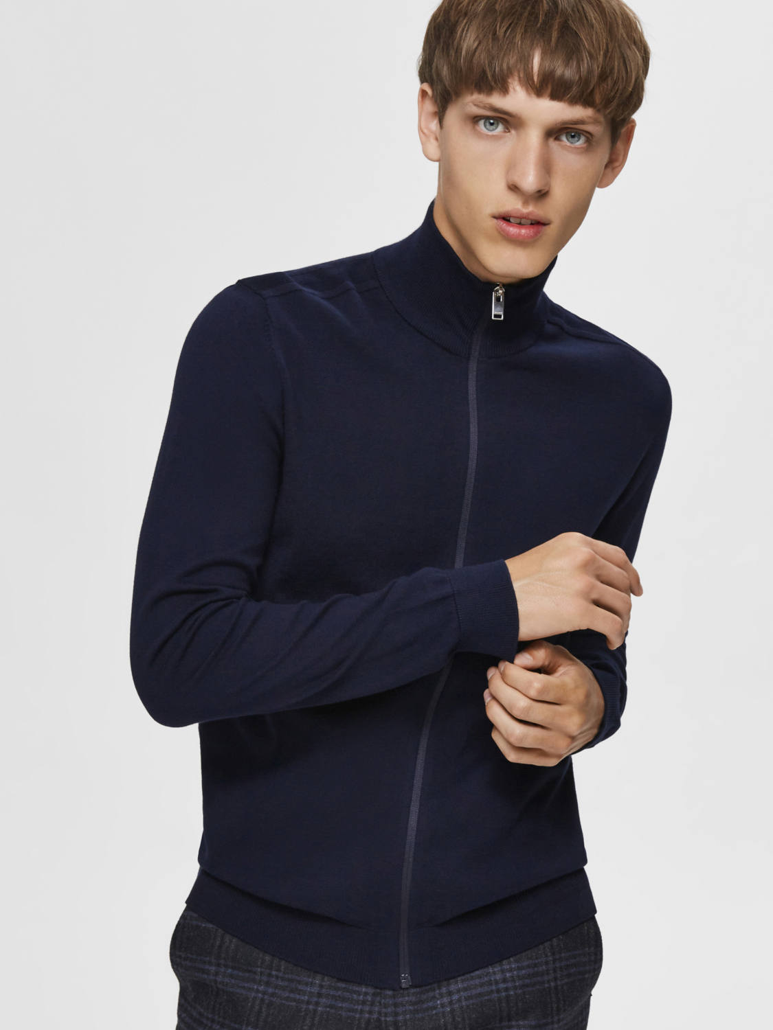 Slhberg Full ZIP Cardigan B Noos