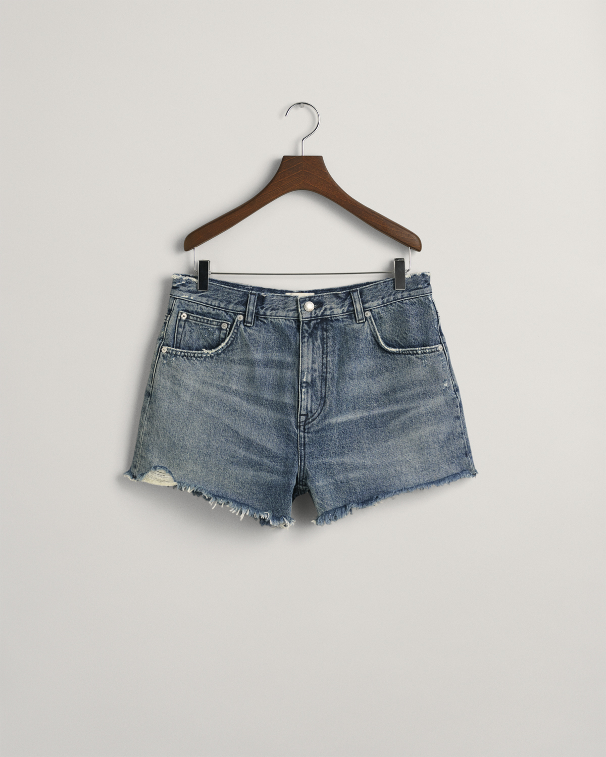 Raw Hem Jeans Shorts
