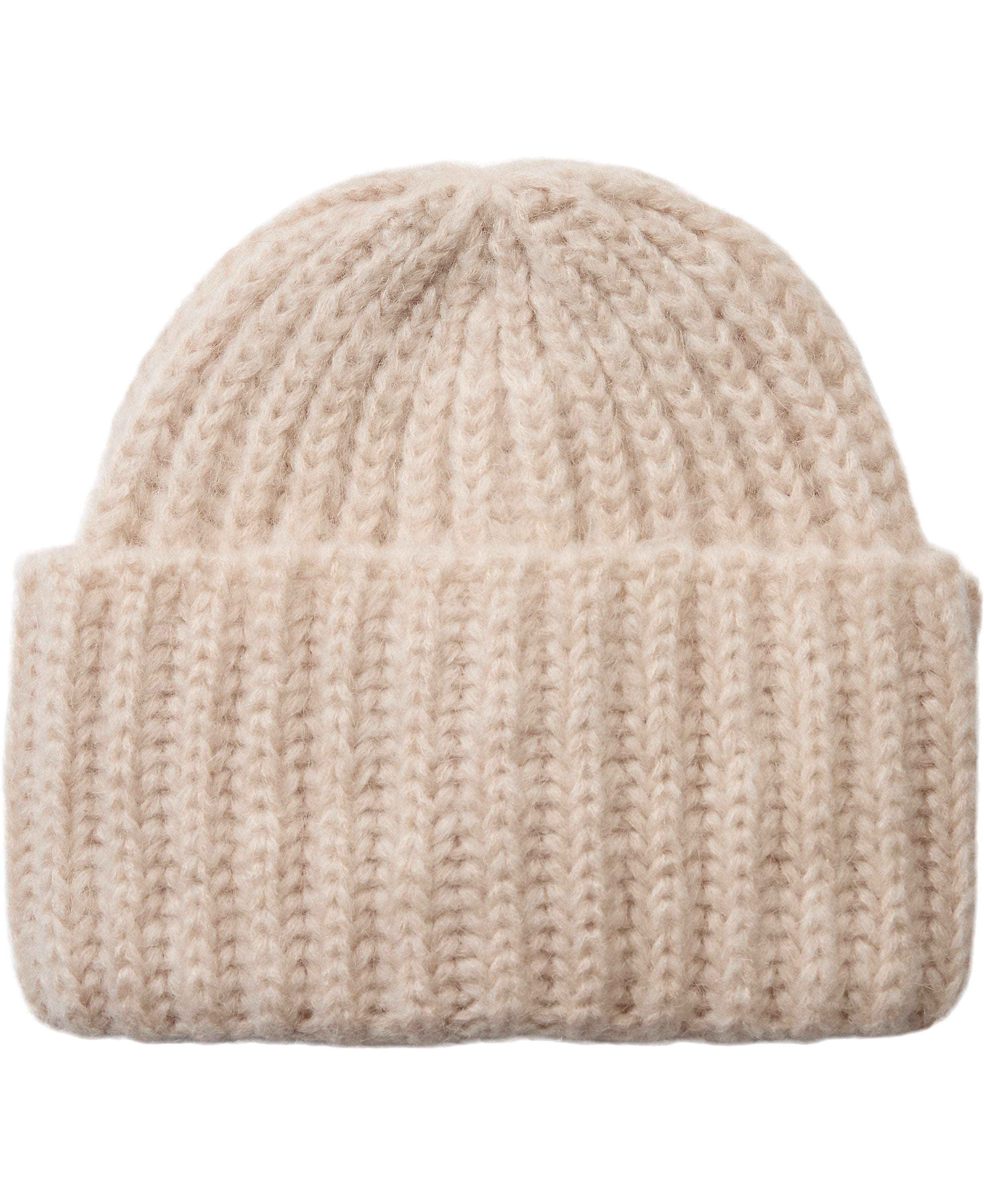 Chunky Rib Beanie Sand