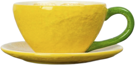 Cup And Plate Lemon