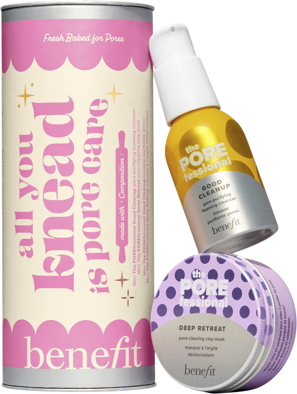 All You Knead Pore Care Foaming Pores Cleanser & Clay Mask Christ