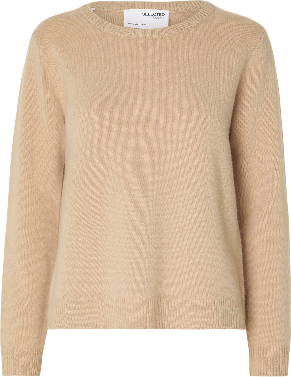 Slfmanila LS 100% Cashmere Oneck N