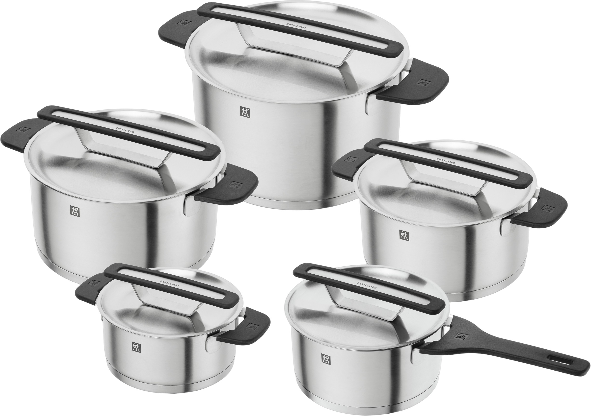 More, Grydesæt 5dele, 18/10 Rustfrit Stål