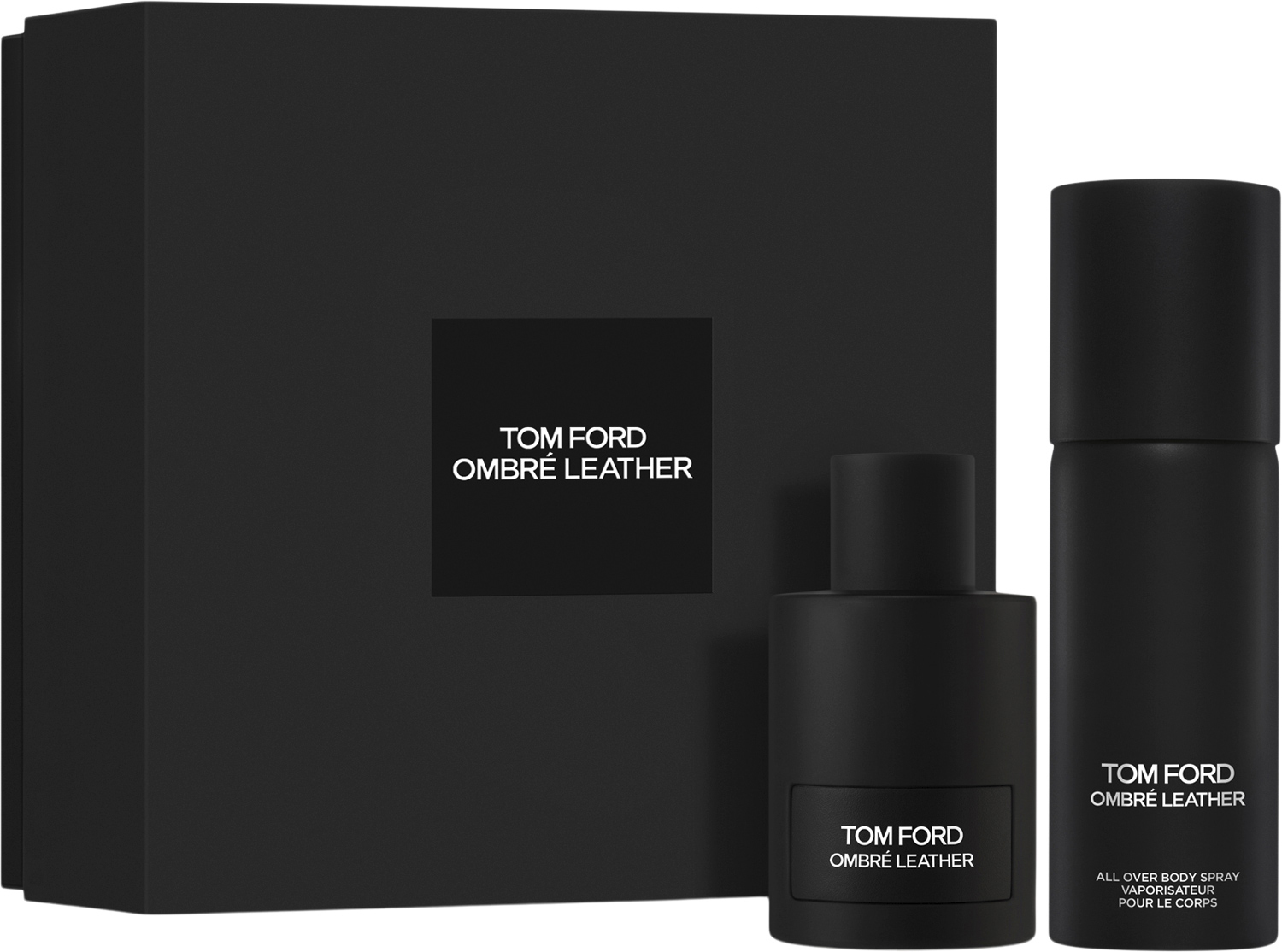 Ombre Leather Eau Parfum Set With All Over Body Spray Julegaveæske