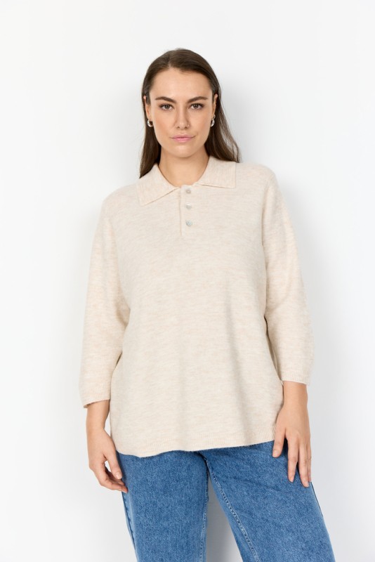 Curvy Wachanin 2 Pullover Creme