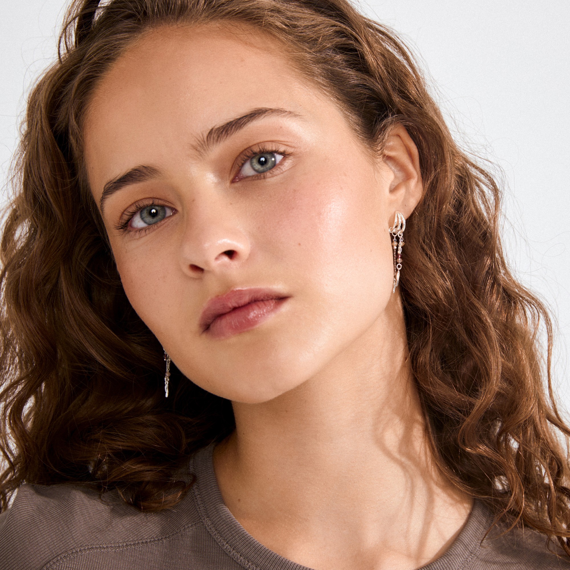 Morin Earrings Silverplated