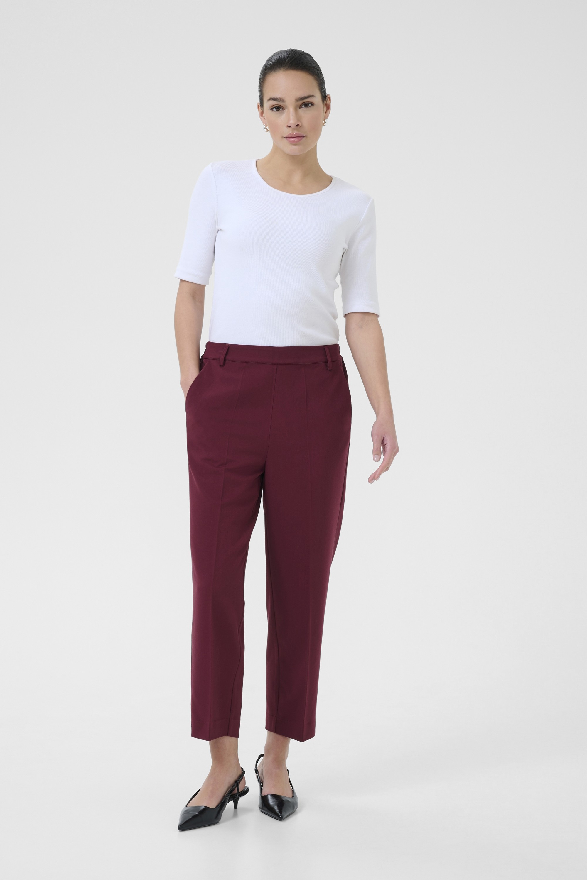 Kasakura HW Cropped Pants