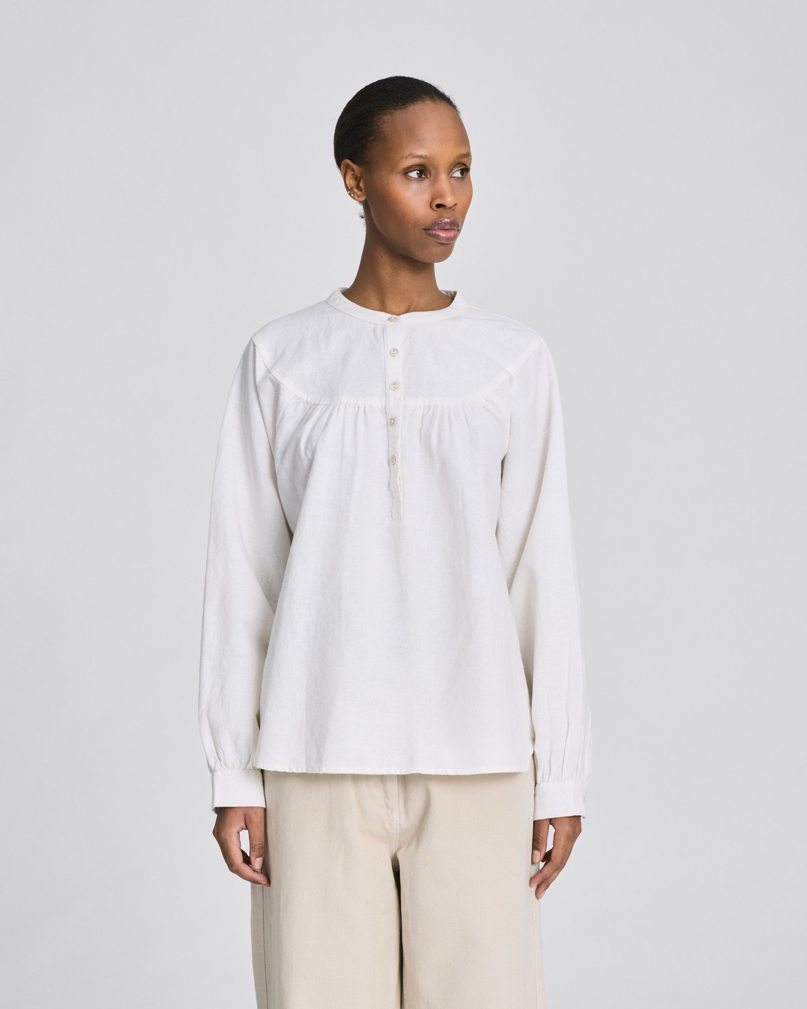Olivia Raglan L/S Canvas Shirt Gots