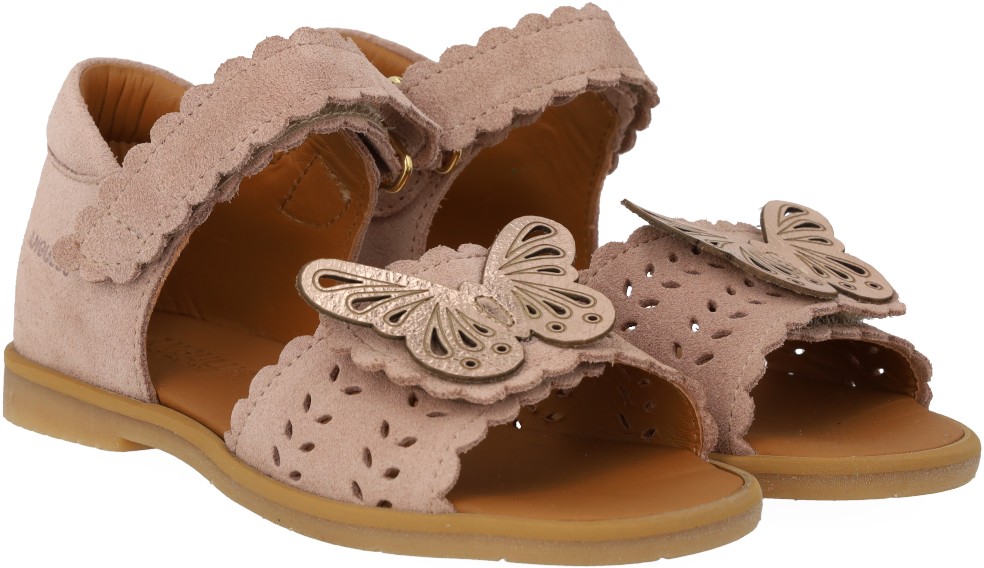 Sandal med Ãben tÃ¥ og Dobbelt Velcro