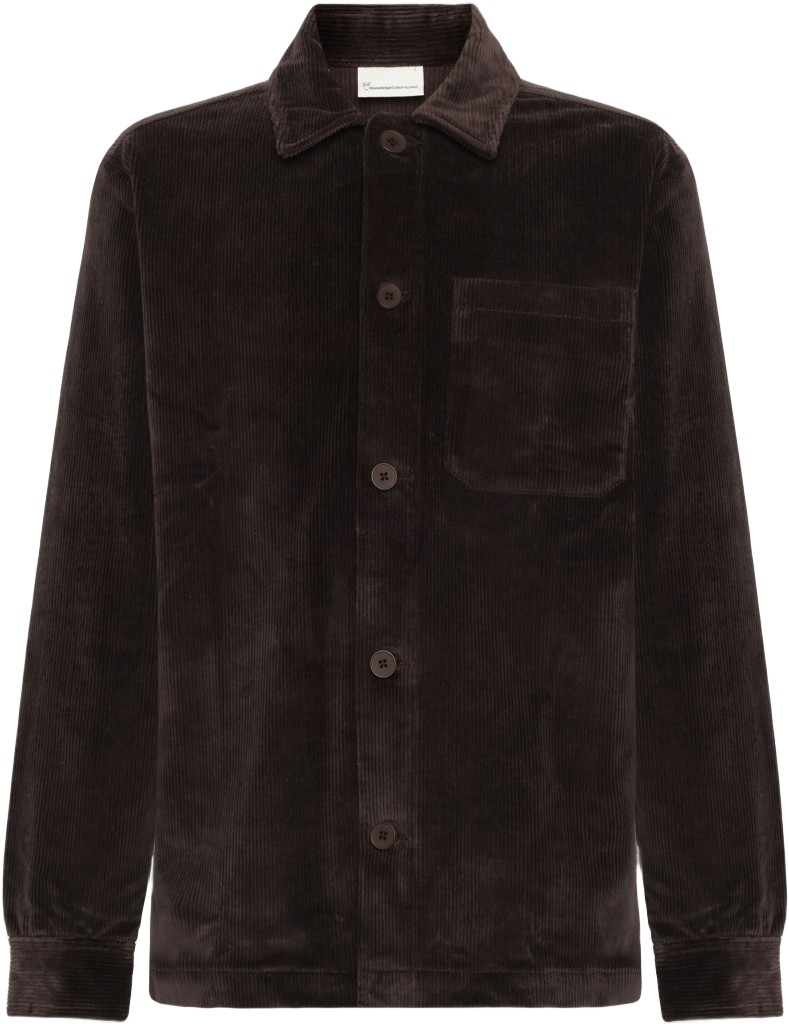 Organic Cotton Corduroy Overshirt Gots