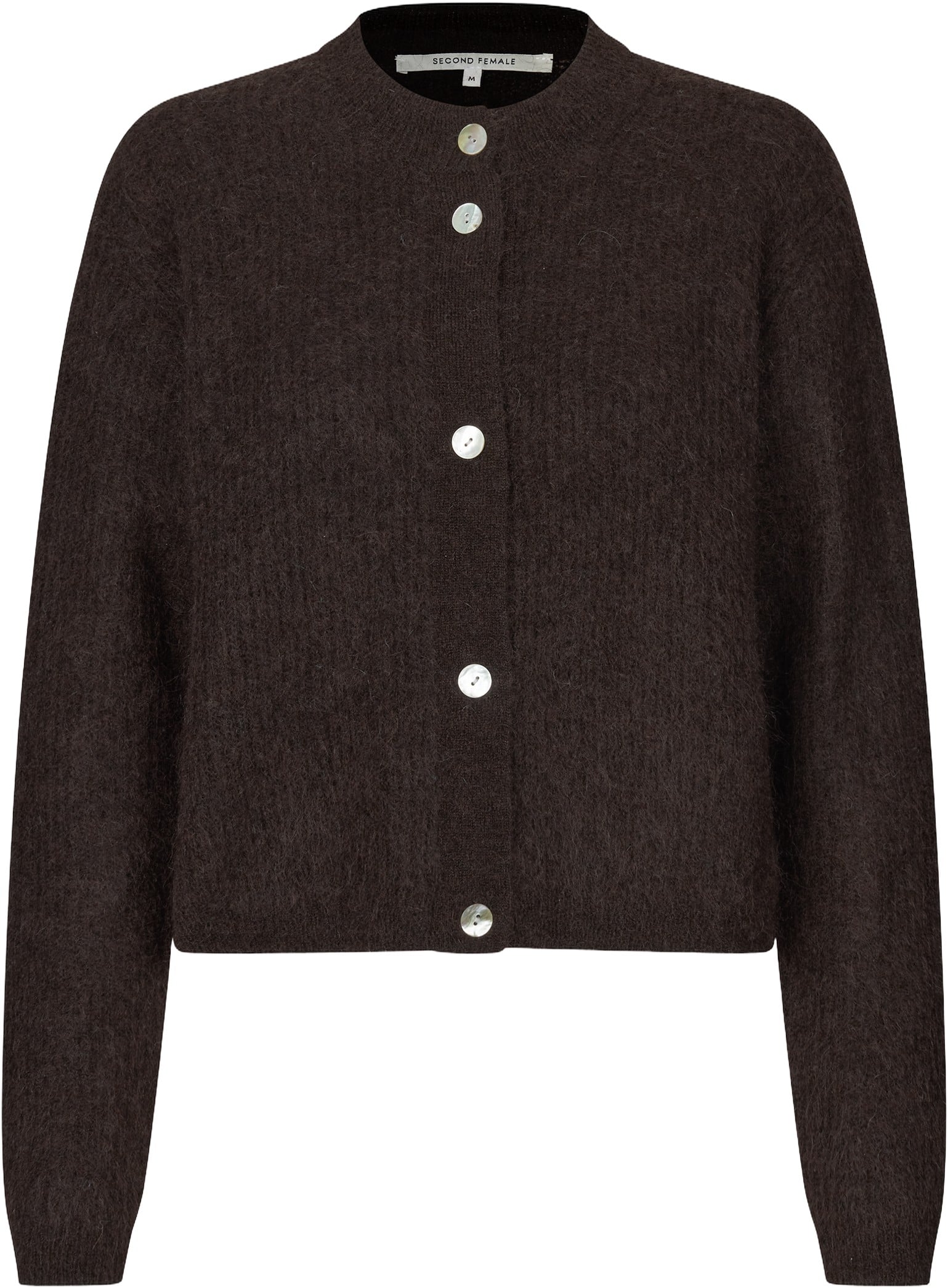Andrea Knit Rib LS Cardigan