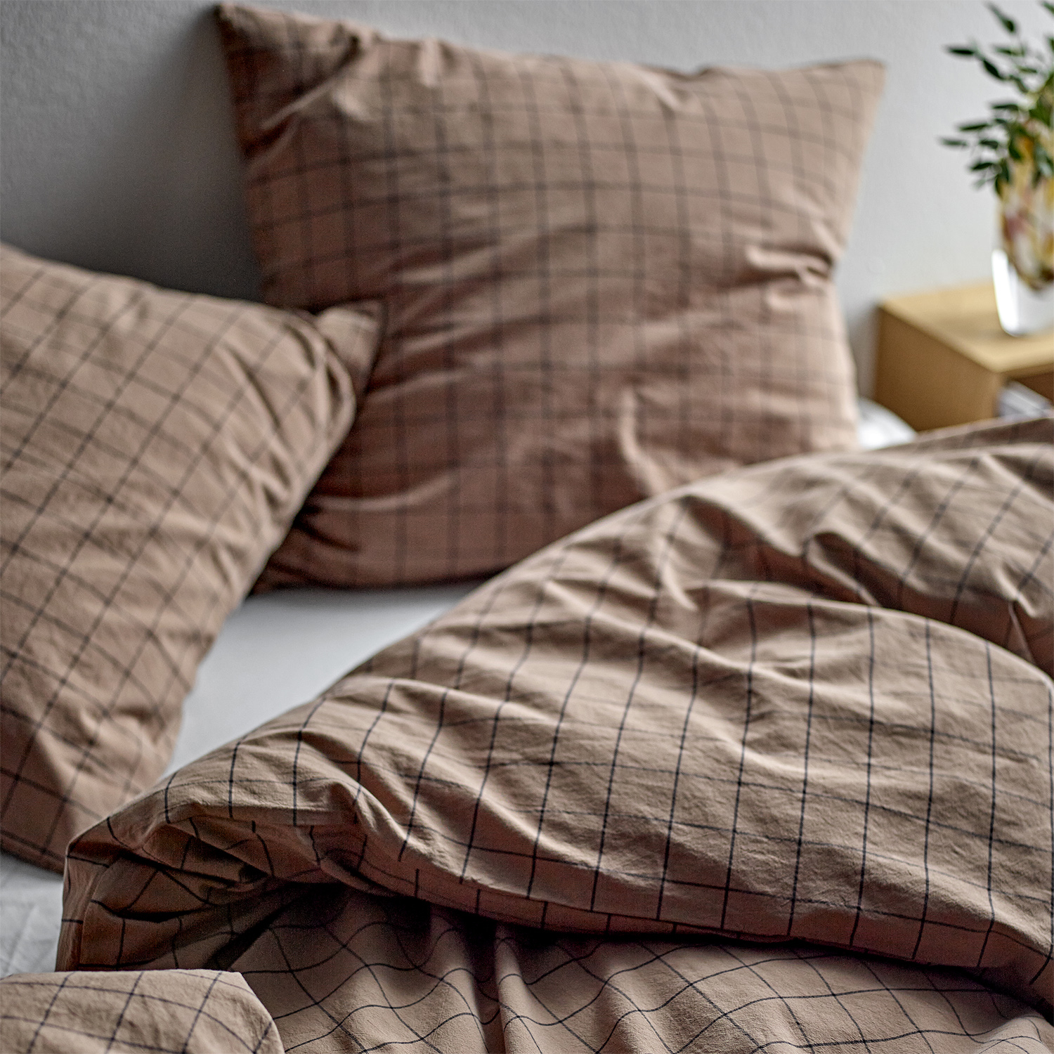 Sengetøj 140×220 Vista Warm Taupe