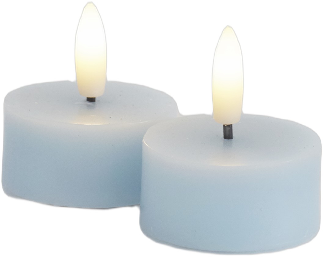 Sille Fyrfadslys 2 stk. sæt, Ø4,5xh2,2cm