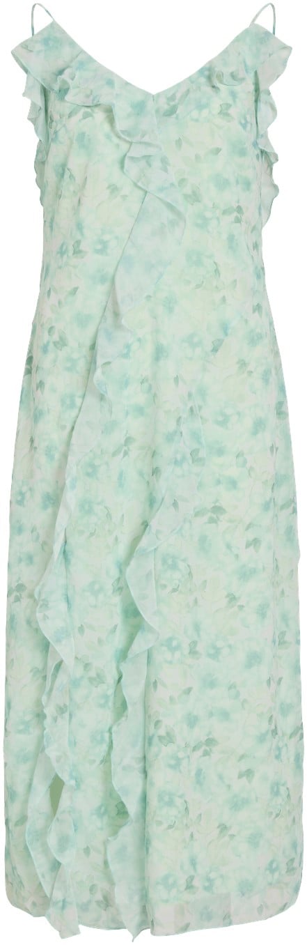 Viariva S/L Frill Strap Midi Dress