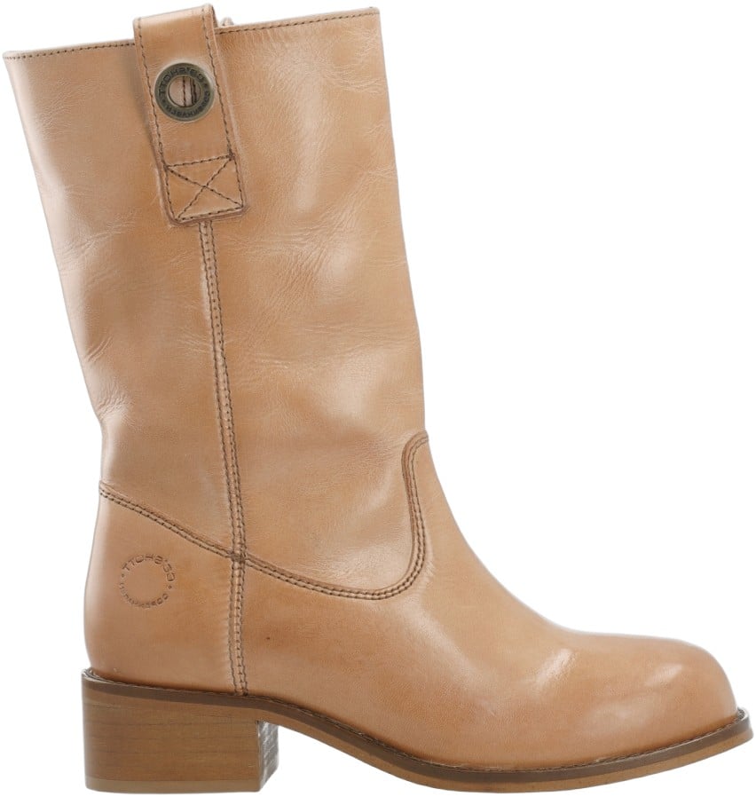 Casvilma Pull On Mid Cut Boot Waxy Leather
