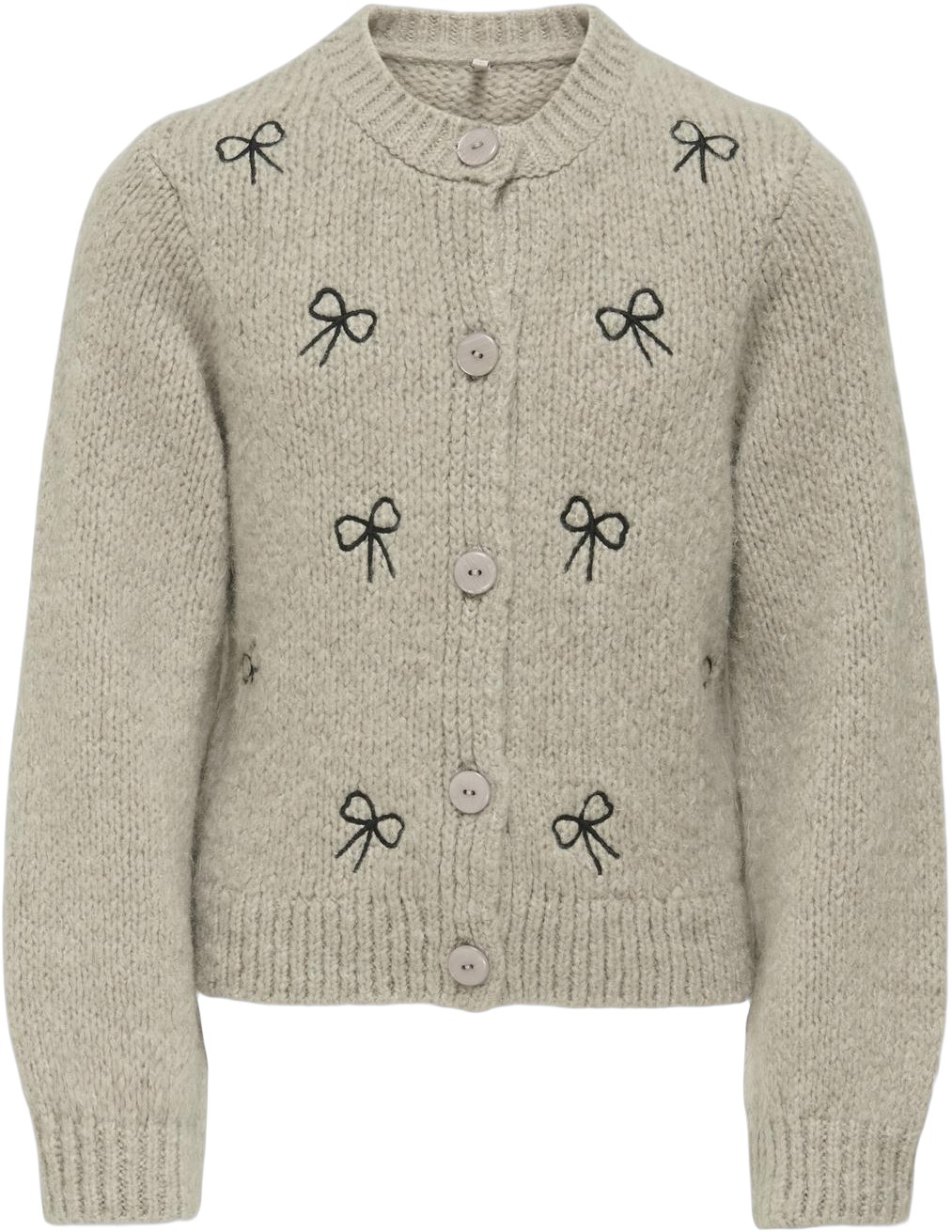 Kogcody L/S Oneck BOW Cardigan KNT