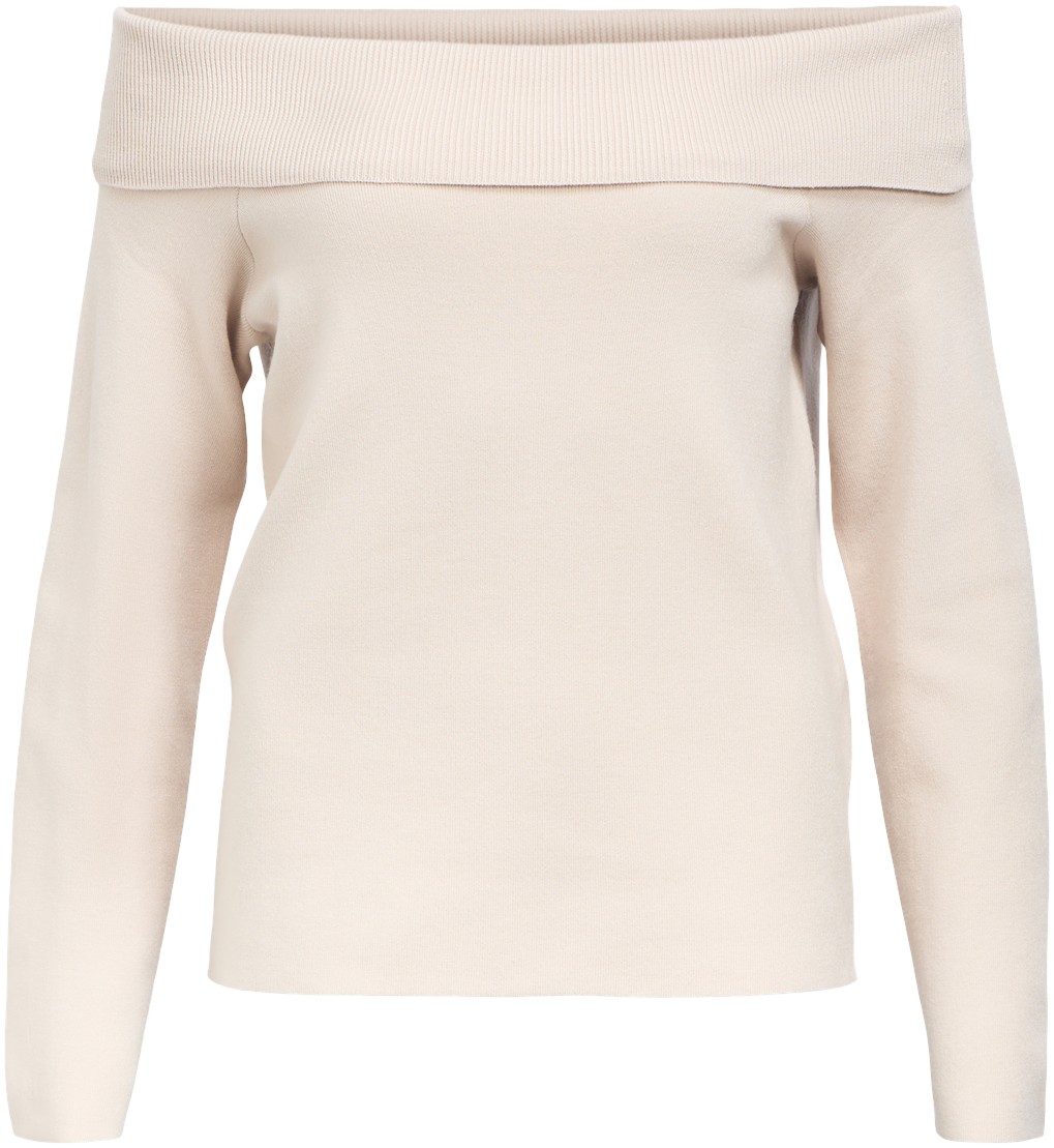 Objreynard L/S RE OFF Shoulder Knit