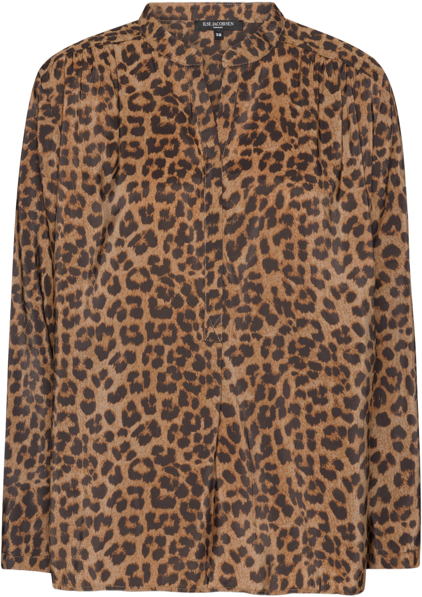 Long Sleeved Shirt With Half Placke