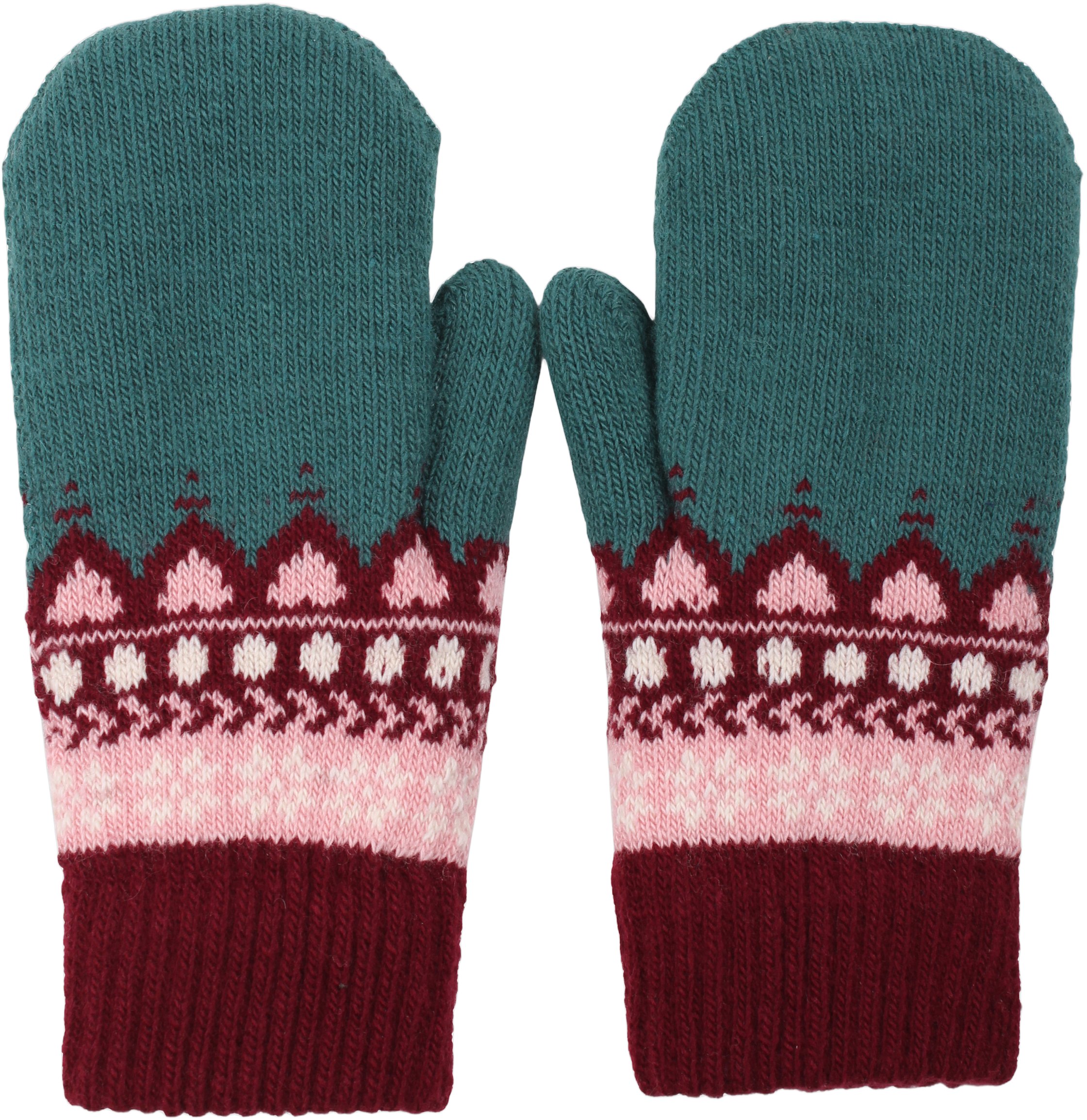 Danewalnut Mittens Dark Slate Jaquard