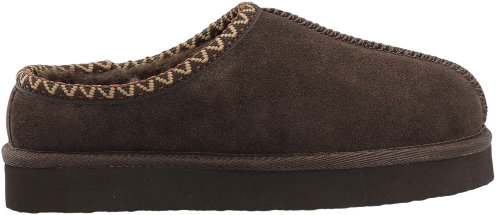 Biasnow Flatform Binded Slip In Shoe Suede