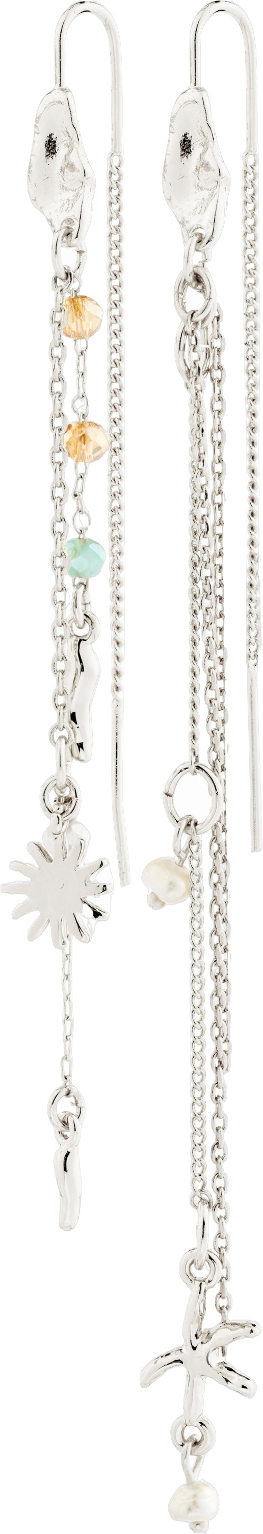 Prism Earrings Silverplated