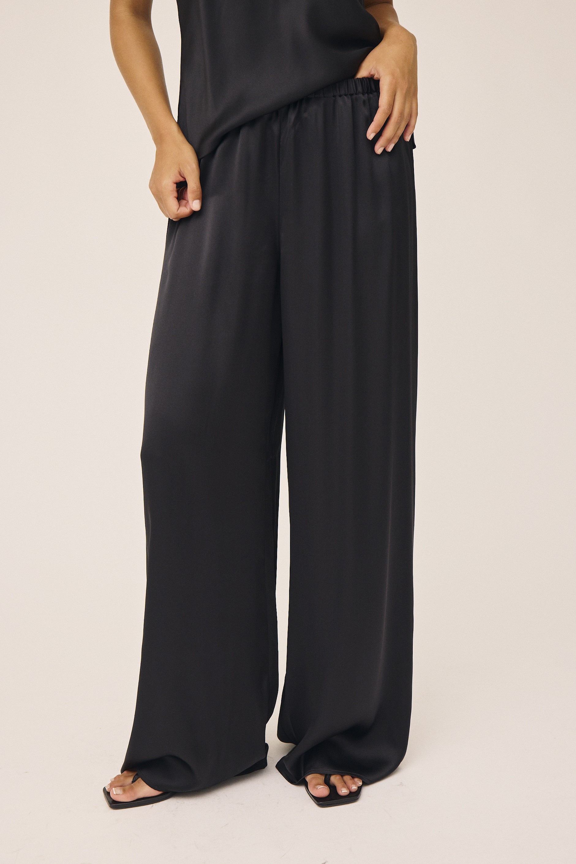 Moon 10 G Wide Pyjamas Trousers, 100% Silk