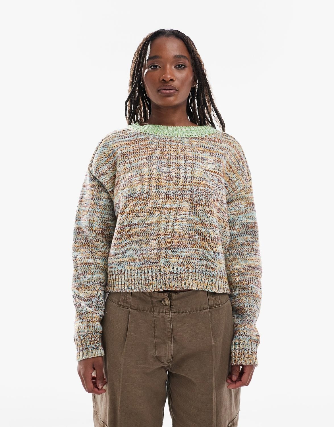 Tsemma Oversize LS Crew Neck Pullov