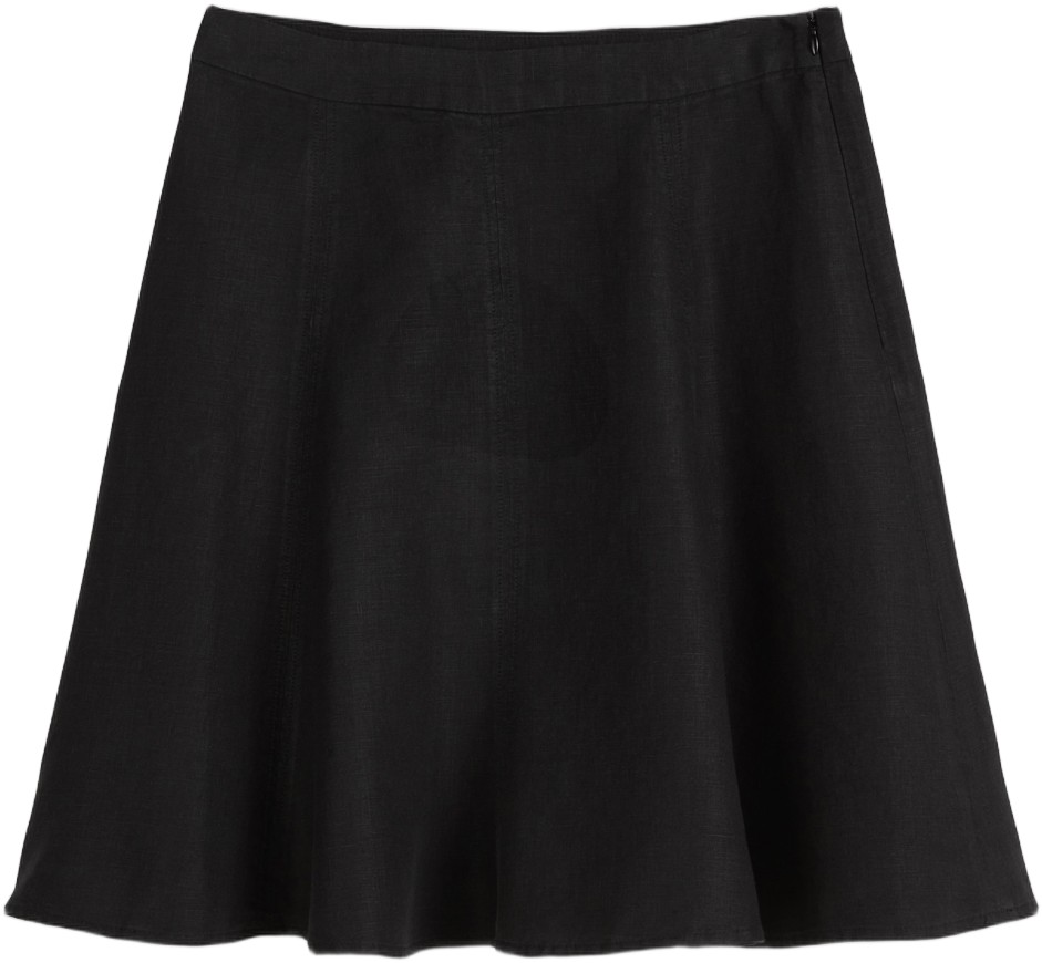 Woven Skirt, Short Length, Flared h