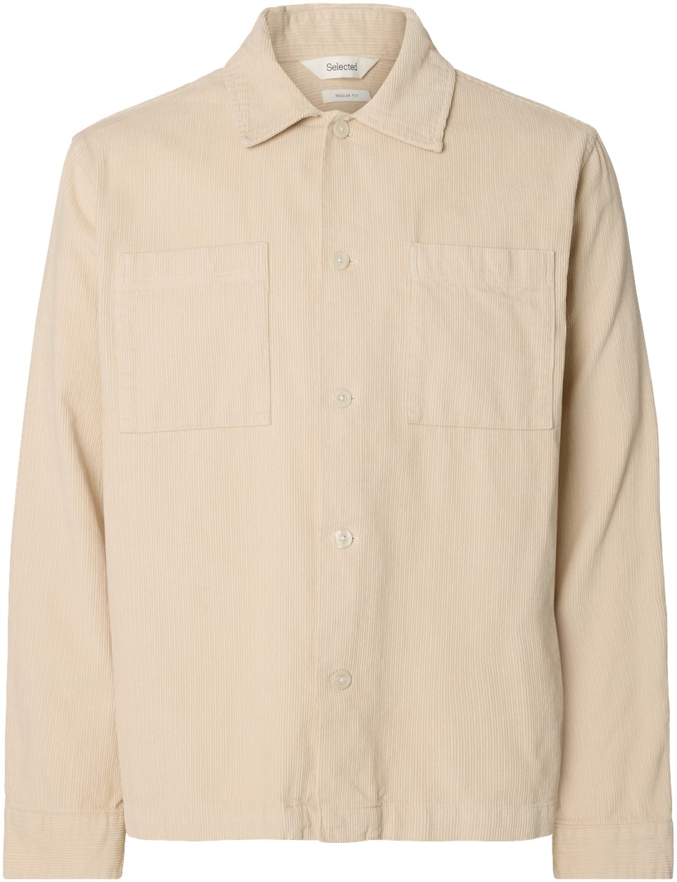 Slhregtate Cord Overshirt