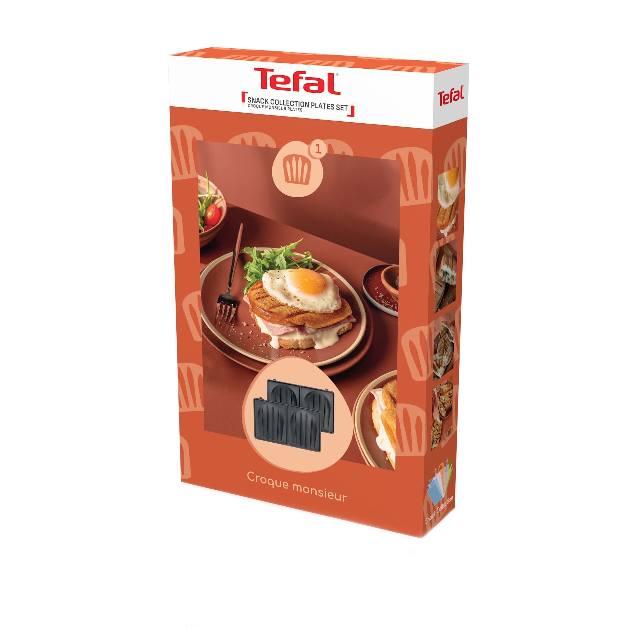 Tefal Boks 1: Toasted Sandwich, Plader til Snack Collection