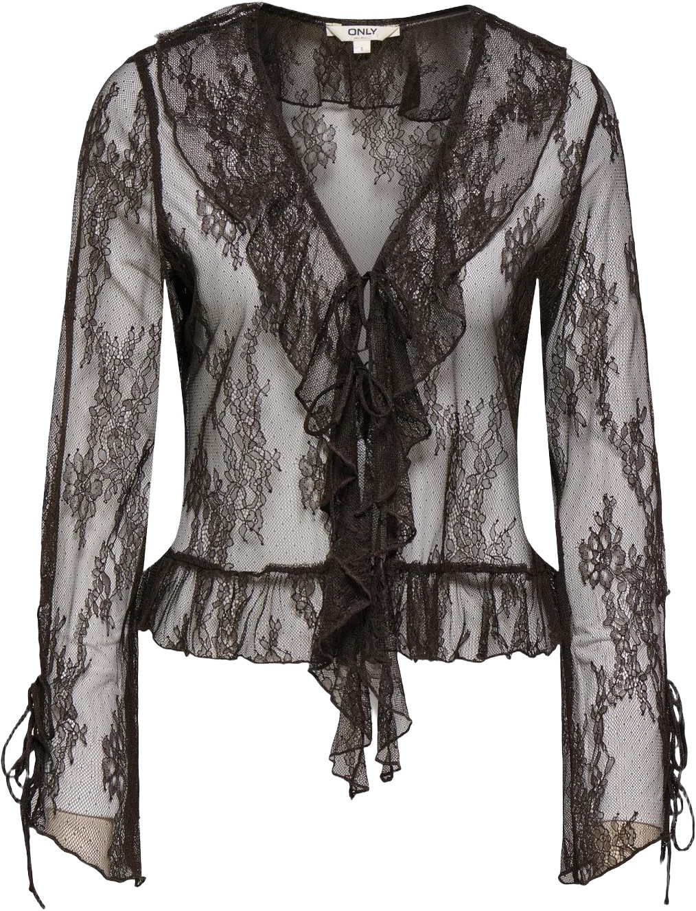Onlcalibea L/S Ruffle TOP WVN EX