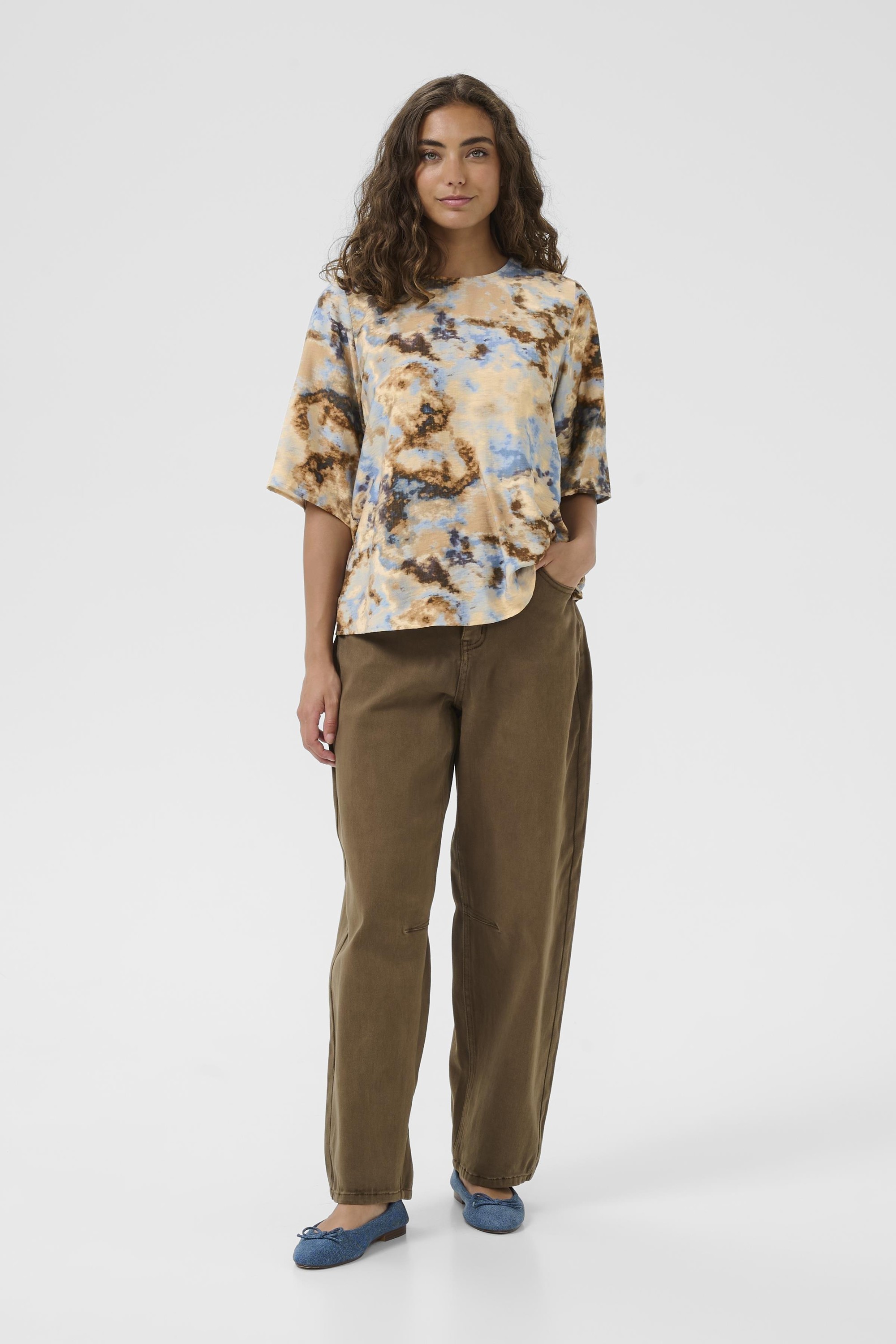 Cuhizzy Greece SS Blouse