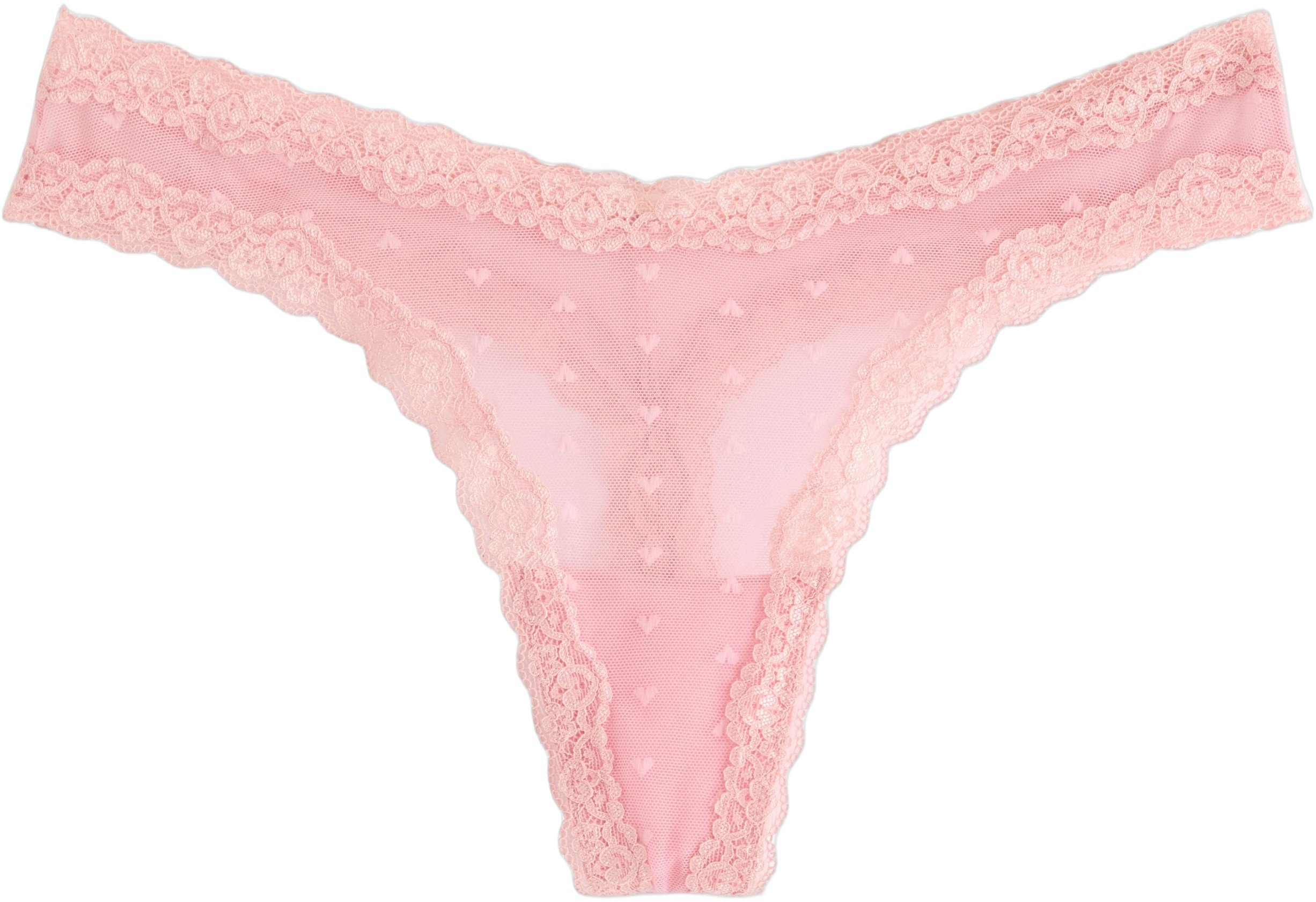 Stringtrosor i Mjuk Spets med låg m