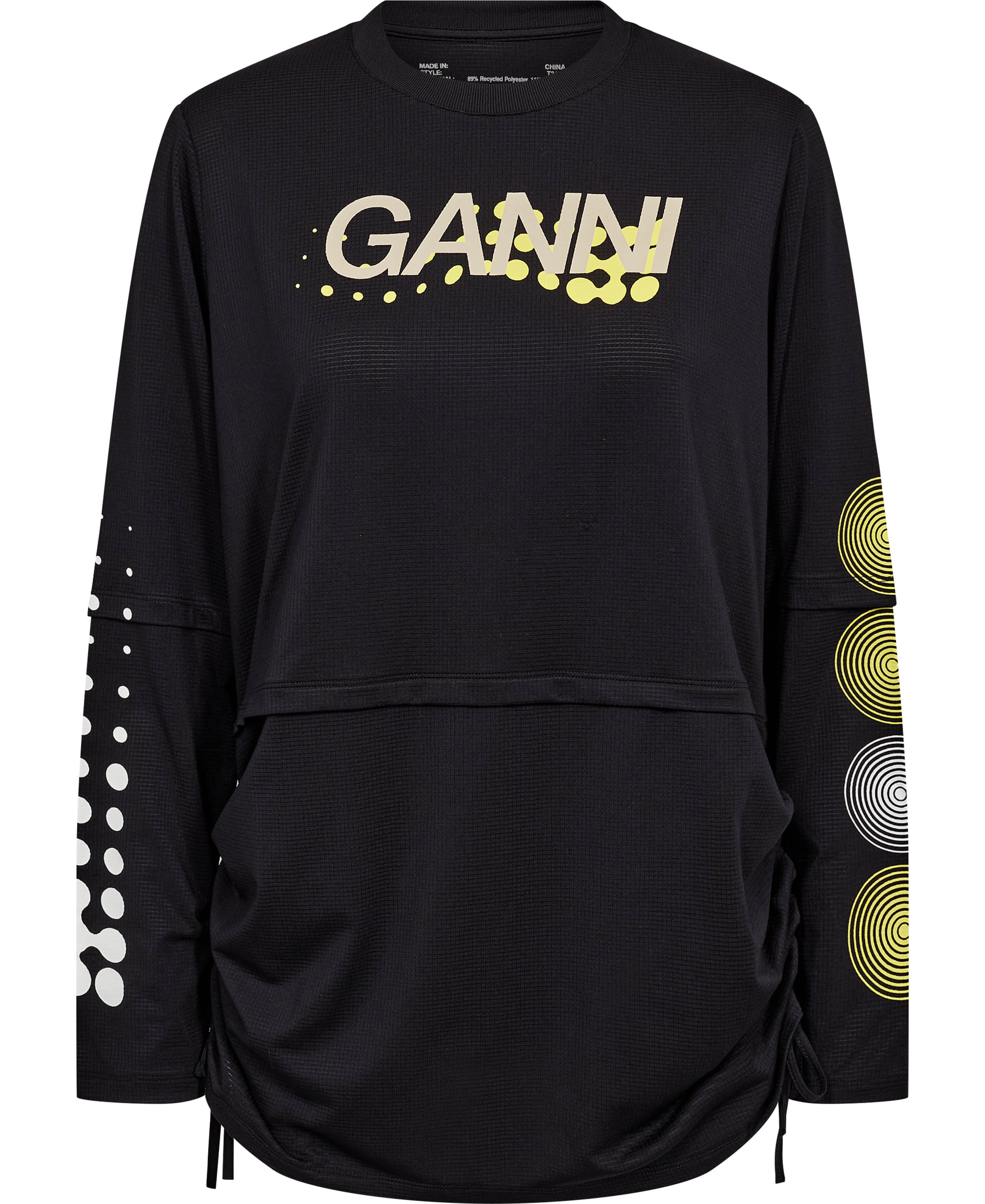 Active Mesh Layered Long Sleeve Ts