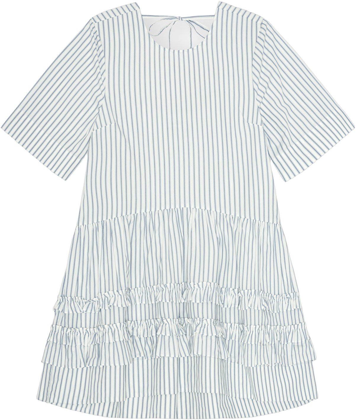 Stripe Cotton Mini Dress