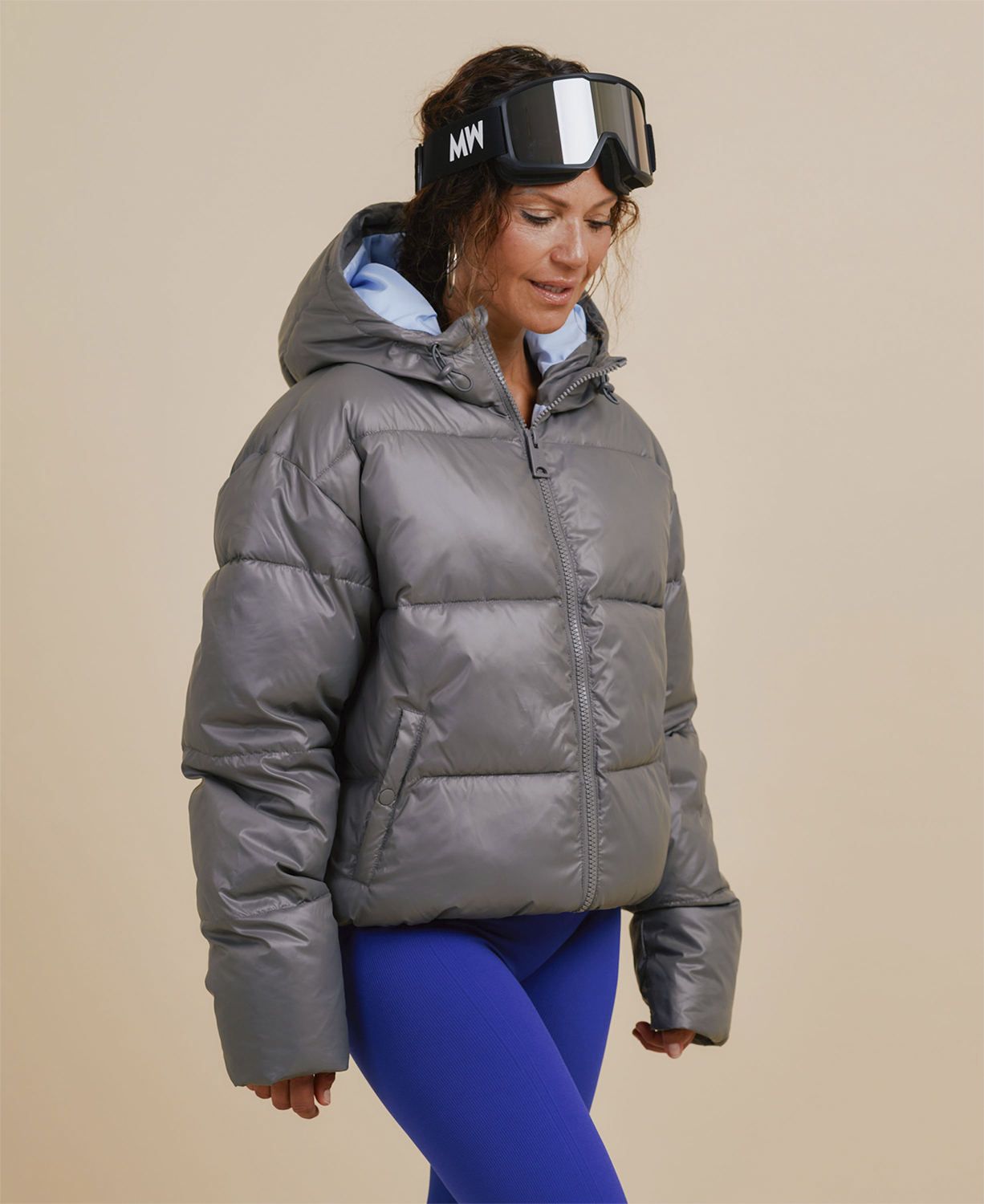 Polar Puffer Short Slate